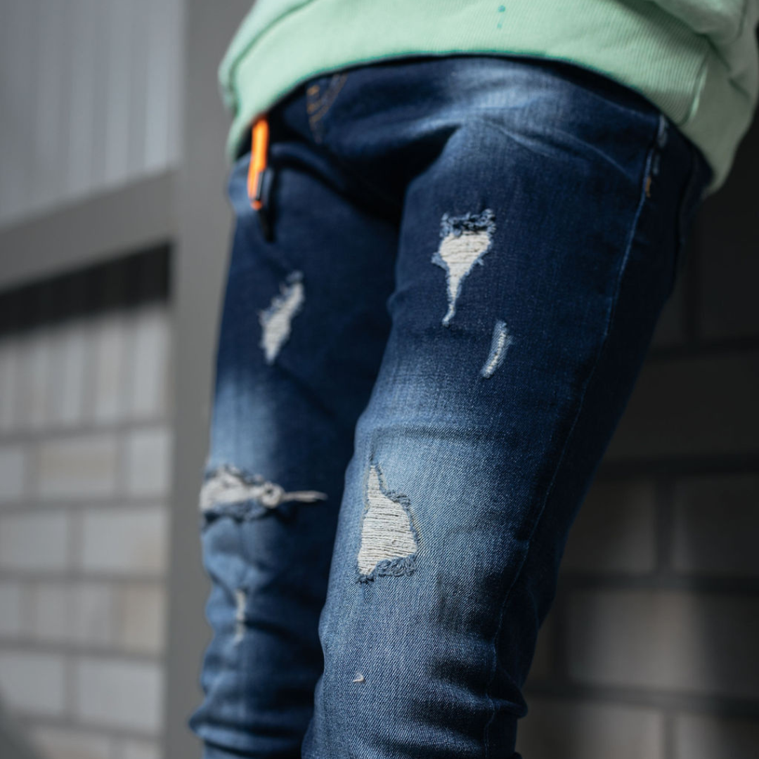 Skinny jeans heren Ballin donker blauw