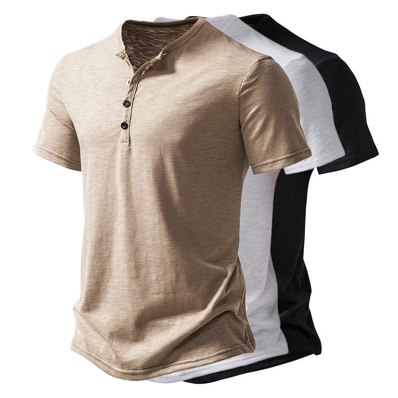 Givalli™ l  Basic T-shirt met knopen