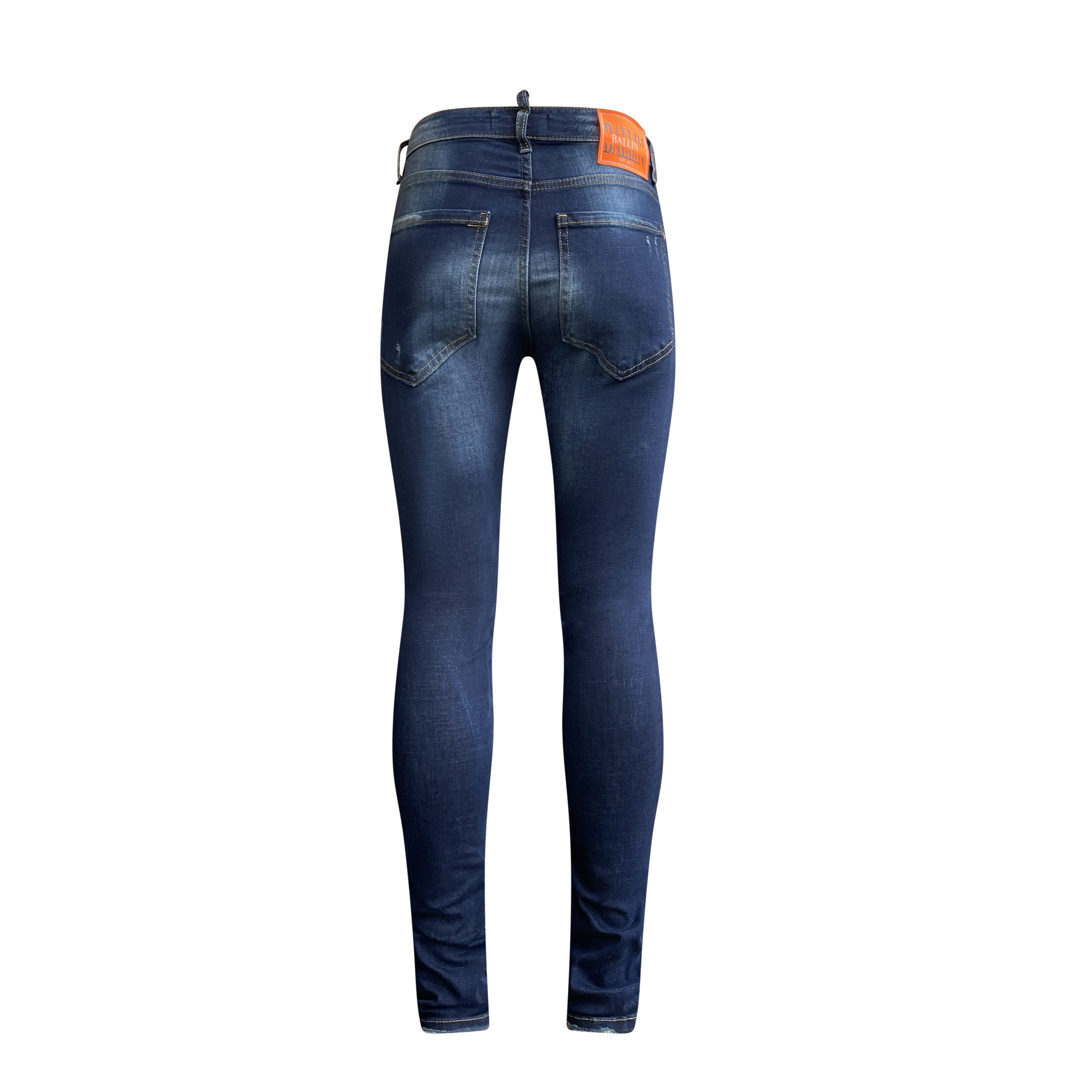 Skinny jeans heren Ballin donker blauw