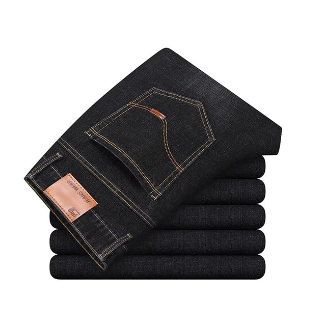 Slim-Fit Straight Jeans Stretch for menn 