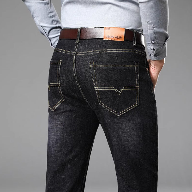 Slim-Fit Straight Jeans Stretch for menn 