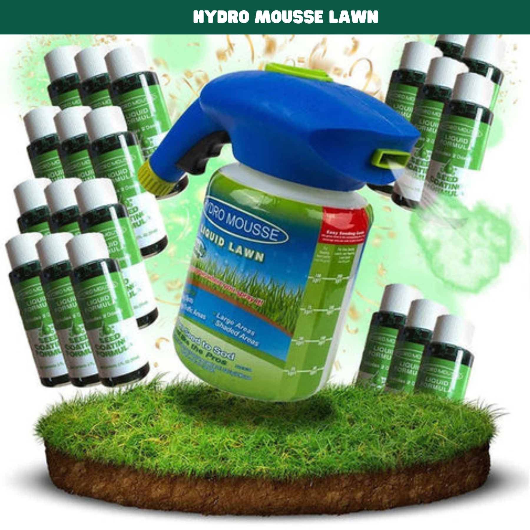 Hydro Mousse™ - Flytende spray for gress og plen