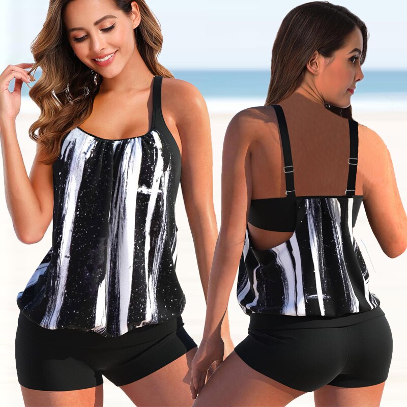 Iza™ | Tofarget tankini-sett