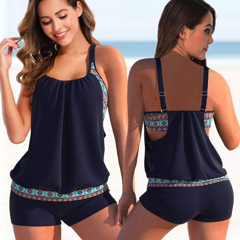 Iza™ | Tofarget tankini-sett