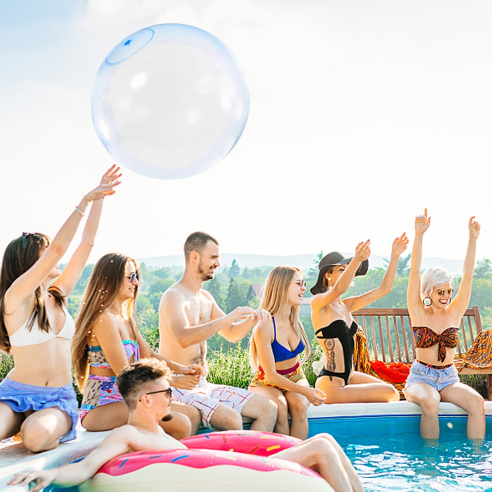 🌈🌈Vannfylt bobleball med myk luft | 🌈🌈 Oppblåsbar ballong for barn utendørs 🌈🌈