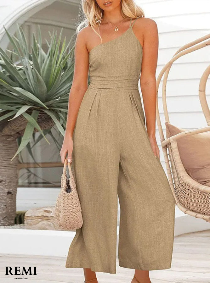 Chloé™ | Mouwloze Jumpsuit met losse taille